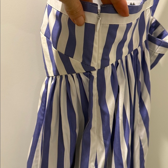 J. Crew Blue and White Striped Shirt - Picture 8 of 10